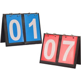 Sports Scoreboard 2pcs Score Board Numbers Portable Flip Digital Scoreboard Red&Blue for Baseball Football Volleyball Basketball In Australia - Darrahopens