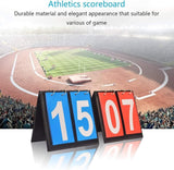 Sports Scoreboard 2pcs Score Board Numbers Portable Flip Digital Scoreboard Red&Blue for Baseball Football Volleyball Basketball In Australia - Darrahopens