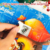 Christmas Advent Calendar Bracelets, 24 Days Xmas Countdown Calendar with 2pcs DIY Charm Bracelets Kits,Gifts for Girls Teens