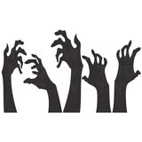 Halloween Wall Sticker Horrible Halloween Ghost Hand Wall Decal Removable Shadowy Figure Glass Window Wall Stickers Decor In Australia - Darrahopens