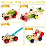Tool Kit for Kids, Wooden Toddler Tools Set Including Tool Box & DIY Stickers, Montessori Educational Construction Toys In Australia - Darrahopens