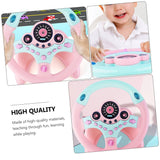 Driving Controller Driving Test Assistant Learing Education Toy with Light and Sound Effect for Adult and Kids (Pink-Blue) In Australia - Darrahopens