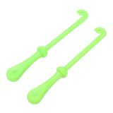 2pcs Fast Knot Tying Tool Portable Plastic Hook Loop Disgorger Remover for Fishing Easy to Use fine workmanship
