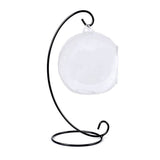 Ornament Display Stand Iron Hanging Stand Rack Holder for Hanging Glass Globe Air Plant Terrarium Witch Ball Christmas  (Black) In Australia - Darrahopens