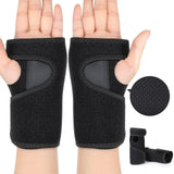 2 Pieces Carpal Tunnel Wrist Braces for Night Wrist Sleep Support Brace Wrist Splint Stabilizer and Hand (Breathable Style, Black) In Australia - Darrahopens