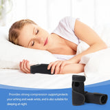 2 Pieces Carpal Tunnel Wrist Braces for Night Wrist Sleep Support Brace Wrist Splint Stabilizer and Hand (Breathable Style, Black)
