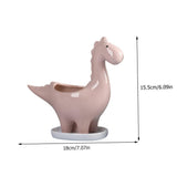 1pc Pot Home Ceramic Decor Dining Table Decor Mini Vase Cactus Bonsai Pot Pottery Flower Pot Dinosaur Planters Pots Animal Garden In Australia - Darrahopens
