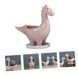 1pc Pot Home Ceramic Decor Dining Table Decor Mini Vase Cactus Bonsai Pot Pottery Flower Pot Dinosaur Planters Pots Animal Garden In Australia - Darrahopens