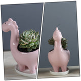 1pc Pot Home Ceramic Decor Dining Table Decor Mini Vase Cactus Bonsai Pot Pottery Flower Pot Dinosaur Planters Pots Animal Garden In Australia - Darrahopens