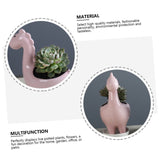 1pc Pot Home Ceramic Decor Dining Table Decor Mini Vase Cactus Bonsai Pot Pottery Flower Pot Dinosaur Planters Pots Animal Garden In Australia - Darrahopens