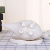Desktop Cute Cartoon Herbivorous Dinosaur White Ceramic Succulent Pot with Tray, Bonsai Cactus Flower Pot Vase Holder Decorative In Australia - Darrahopens