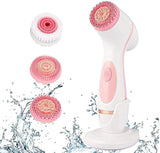 Cleansing Brush-Latest Advanced cleasing Technology &3 Brush Heads-USB Rechargeable Electric Rotating Face-Advanced Face Spa In Australia - Darrahopens