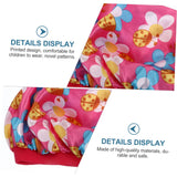 Sleeping Hat 2pcs Children's Printed Satin Bonnet Sleeping Hair Bath Caps Kids Elastic Shower Hat Night Sleep Caps Elastic Sleeping In Australia - Darrahopens