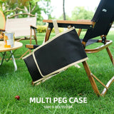 Outdoor Barbecue and Camping Oxford Cloth Tool Storage Bag with Portable Handle ur bag boasts a thickened construction