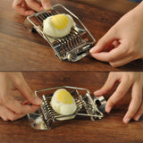 Stainless Steel Egg Cutter 1 Packs Multi-Functional Egg Fruit Slicer Egg Divider Kitchen Utility Gadget In Australia - Darrahopens