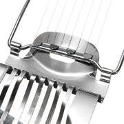 Stainless Steel Egg Cutter 1 Packs Multi-Functional Egg Fruit Slicer Egg Divider Kitchen Utility Gadget