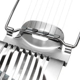 Stainless Steel Egg Cutter 1 Packs Multi-Functional Egg Fruit Slicer Egg Divider Kitchen Utility Gadget