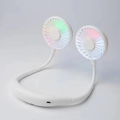 Hand Free Portable Neck Fans For Women, Kids, and Men,Rechargeable Battery Operated Wearable Fan Personal Fans White In Australia - Darrahopens