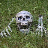 Halloween Decorations Skeleton Stakes, Groundbreakers for Best Halloween Yard Decorations Outdoor Graveyard