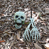Halloween Decorations Skeleton Stakes, Groundbreakers for Best Halloween Yard Decorations Outdoor Graveyard