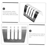 Bread Rack Tableware for Bread Kitchen Supplies Cooling Rack for Sliced-toast Mini Containers Sandwich Rack for Toaster Stainless