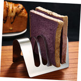Bread Rack Tableware for Bread Kitchen Supplies Cooling Rack for Sliced-toast Mini Containers Sandwich Rack for Toaster Stainless