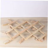 Multi Hanger Hangers for Clothes Bamboo Sock Drying Rack Space Saver Clothes Pegs Hook up Clothespin Coat Hanger Baby Hanging