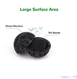100pcs 0.62-Inch Aquarium Bio Balls Filter Media, Aquarium Fish Tank Filter Media, Pond Media Filter Balls with Media Bags