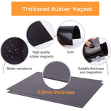 20 Pieces Die Storage Envelopes and Magnet Sheets, Thicken 0.8mm Stamp and Dies Rubber Magnetic Sheets Storage Pockets Set In Australia - Darrahopens