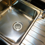 Stainless Steel Slop Basket Filter Trap - Bathroom Sink Drain Strainer | Bathtub Shower Drain Hair Trap | Kitchen Sink