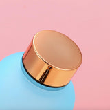 Water Bottle Portable Travel Student Fashion Matte Gradient Copper Cap Sports Outdoor Space Plastic Cup