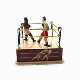 Boxing and wrestling clock collection gift, funny boxer adult collection toy, novel birthday gift, home party decoration