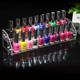 2 Layers Nail Polish Organizer,  Transparent, High-grade Quality, Tabletop Mount, Ideal for Cosmetics In Australia - Darrahopens