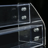 2 Layers Nail Polish Organizer,  Transparent, High-grade Quality, Tabletop Mount, Ideal for Cosmetics In Australia - Darrahopens