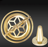 Mini Metal Self-Balancing Finger Gyroscope Anti Gravity Colorful Metal Gyro, Stress Relief Fingertip Toy