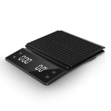 Coffee Scale with Timer High Precision Pour Over Drip Espresso Scale with Back-Lit LCD Display Batteries Included(Black)