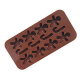 Valentine's Day gingerbread man chocolate mold silicone baking mold for Valentine's Day wedding party supplies