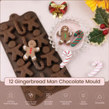Valentine's Day gingerbread man chocolate mold silicone baking mold for Valentine's Day wedding party supplies In Australia - Darrahopens