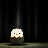 Cute Eggshell Night Light, Dimmable Nursery Nightlight, LED Silicone Eggshell Lamp, USB Rechargeable Bedside Touch Lamp In Australia - Darrahopens