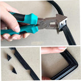 90 Degree Tape Edge Angle Scissors Cutter Trunking Shears 90 Degree Rubber Strip Scissors for Windows Seal Strip