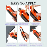 Precise Contour Scribe Tool with Lock for Pencil - Woodworking Edge Corner Measuring Profile Duplicator
