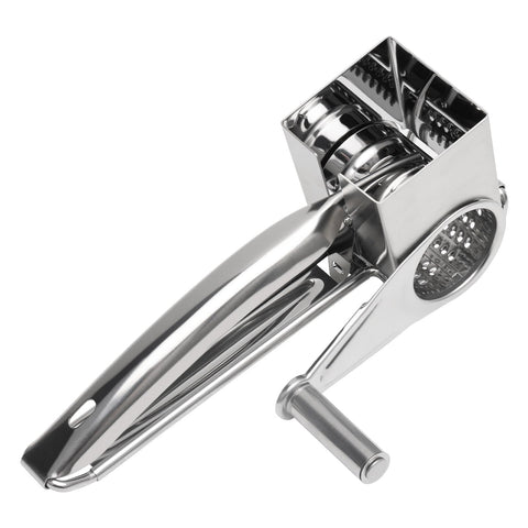 Rotary Cheese Grater Stainless Steel Handheld Rotating Grater Multipurpose Cheese Cutter with 1 Drum for Grating Cheese Vegetables In Australia - Darrahopens