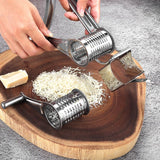 Rotary Cheese Grater Stainless Steel Handheld Rotating Grater Multipurpose Cheese Cutter with 1 Drum for Grating Cheese Vegetables In Australia - Darrahopens