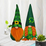 2pcs Dwarf Decoration, Fairy Swedish Dwarf Decoration Green Irish Fairy Dwarf Doll Elf Home Decoration Festival Ornament