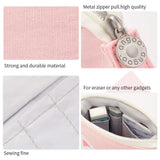 Cute cat retractable pencil case/zipper canvas box+PU cartoon pencil case stationery box for children, girls, boys, school supplies