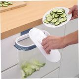 Garbage Bag Holder Trash Bag Hanging Bracket Waste Bin Hanger Organizer for Kitchen Cupboard Door Dark Blue In Australia - Darrahopens