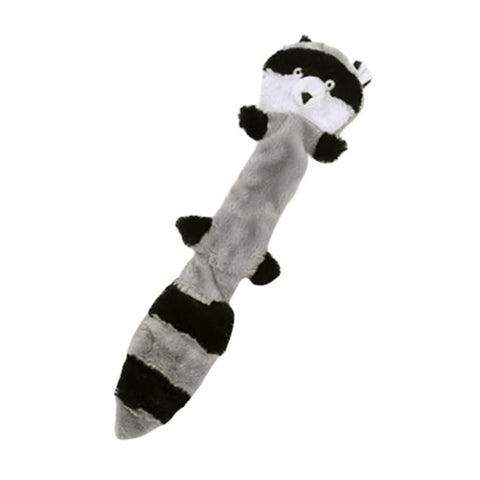 Pet Plush Toys, Durable Dog Chew Toys, Fox/Squirrel Dog Squeaky Toys, Stuffing Free Chew Toy Small Medium Large Puppy Dogs Grey