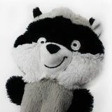 Pet Plush Toys, Durable Dog Chew Toys, Fox/Squirrel Dog Squeaky Toys, Stuffing Free Chew Toy Small Medium Large Puppy Dogs Grey