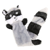 Pet Plush Toys, Durable Dog Chew Toys, Fox/Squirrel Dog Squeaky Toys, Stuffing Free Chew Toy Small Medium Large Puppy Dogs Grey