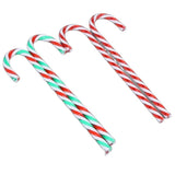 12pcs  Christmas Candy Cane Twisted Plastic Candy Cane Xmas Tree Decoration for Christmas Tree Hanging Ornaments